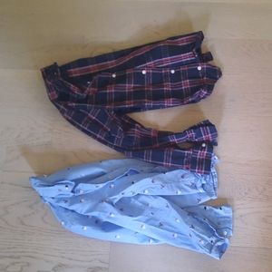 2x boys long sleeve t-shirts, H&M, Label of Graded Goods,  size 7-8 yrs